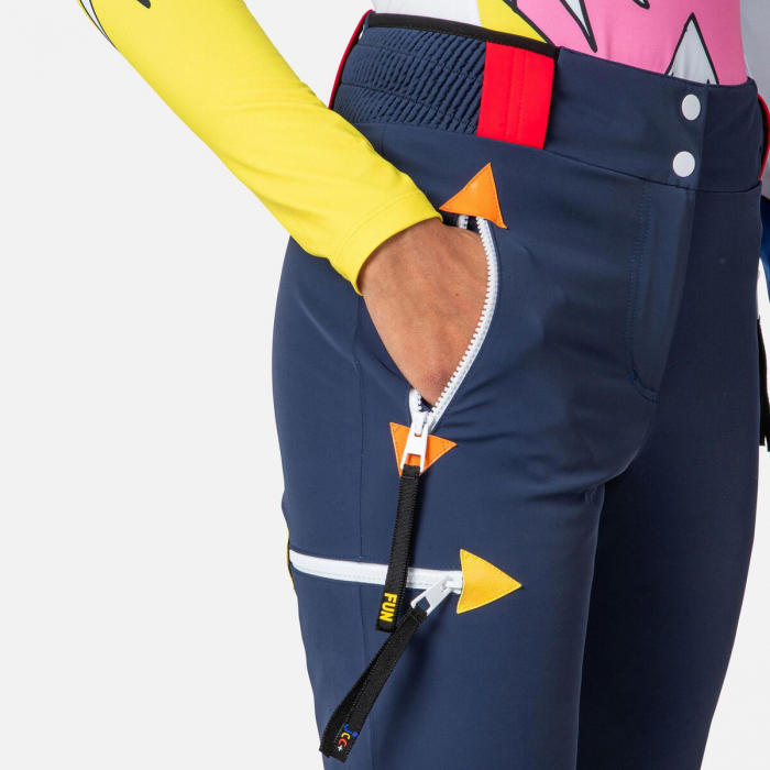 Pantaloni schi dama Rossignol JCC W PILOT STR - Cosmic blue [7]