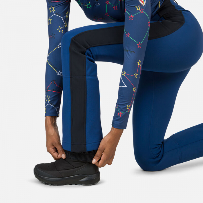 Pantaloni schi dama Rossignol JCC W SIRIUS Softshell Cosmic blue [10]