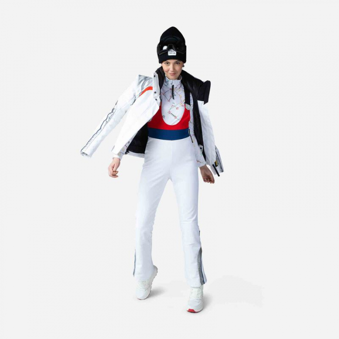 Pantaloni schi dama Rossignol JCC W LUNAR SKI White [4]