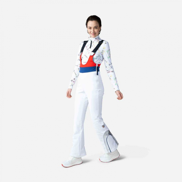 Pantaloni schi dama Rossignol JCC W LUNAR SKI White [3]