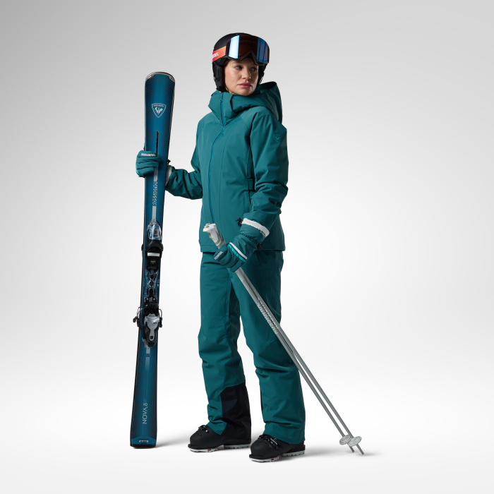 Pantaloni schi dama Rossignol W 4WS Blackside insulated - Transformative teal [8]