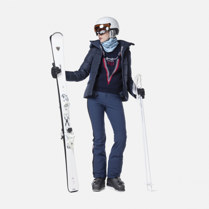 Pantaloni schi dama Rossignol W RESORT Softshell - Dark navy [5]