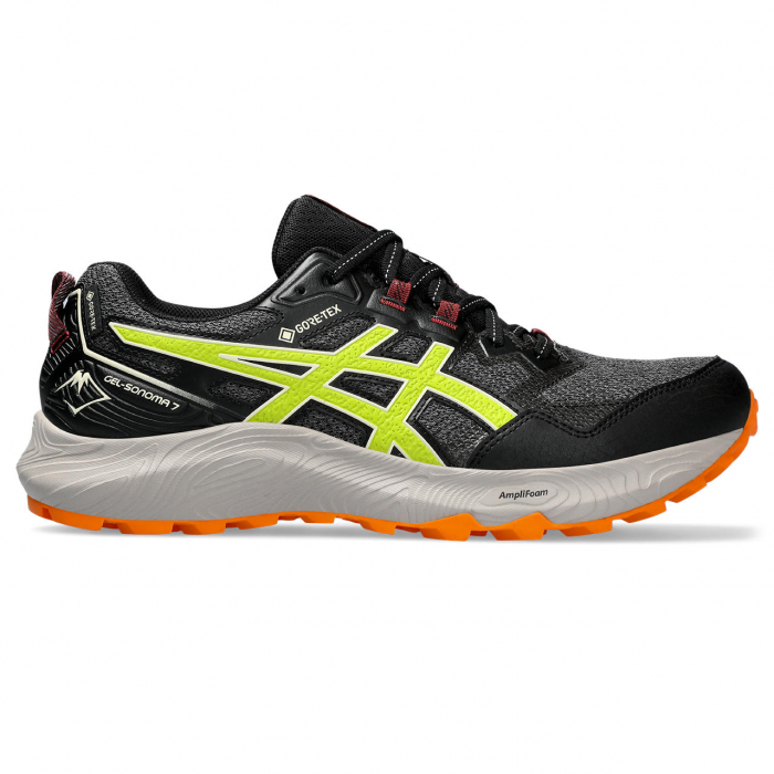 Pantofi alergare barbati Asics - GEL SONOMA 7 GTX - Grey / Neon lime [3]