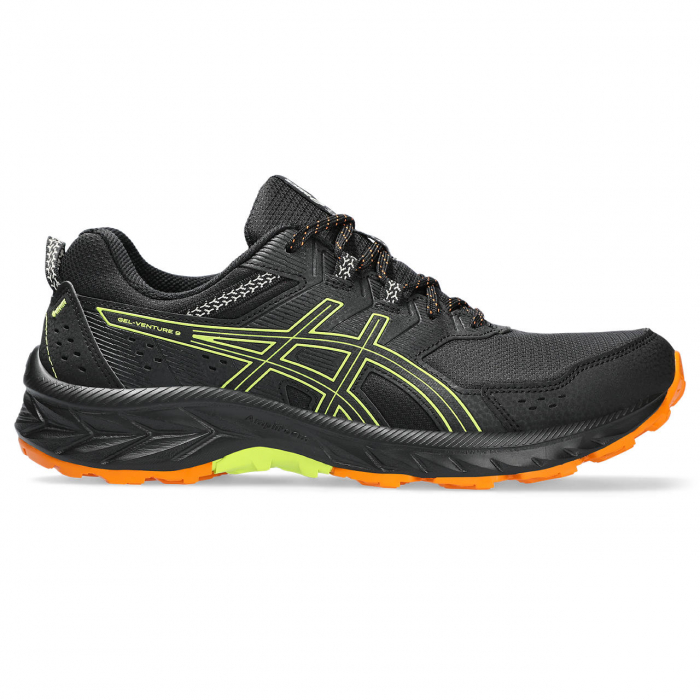 Pantofi alergare barbati Asics - GEL VENTURE 9 - Black / Neon lime [3]