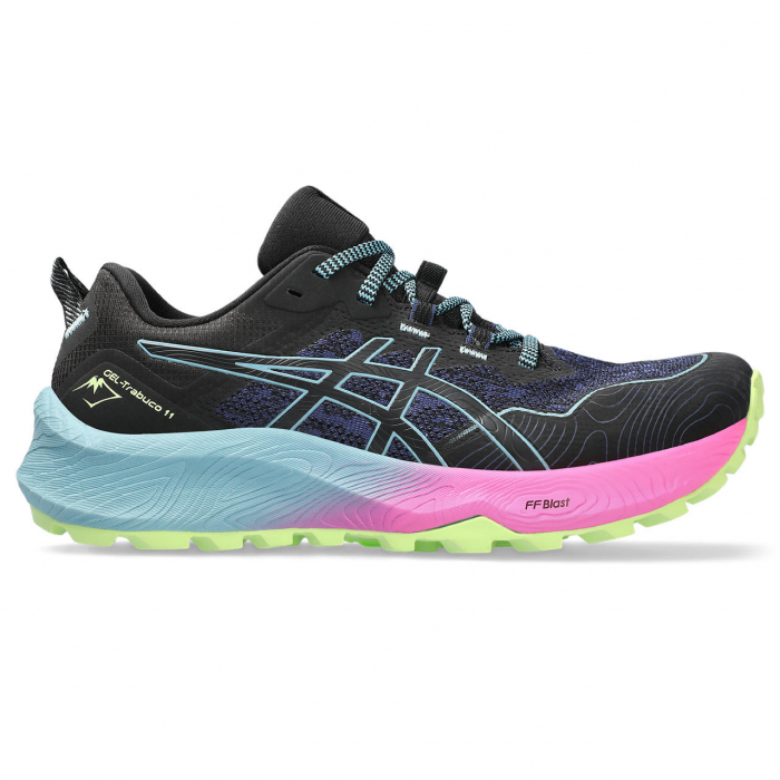 Pantofi alergare dama Asics - GEL TRABUCO 11 - Black/Gris blue [3]