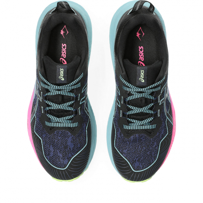 Pantofi alergare dama Asics - GEL TRABUCO 11 - Black/Gris blue [5]