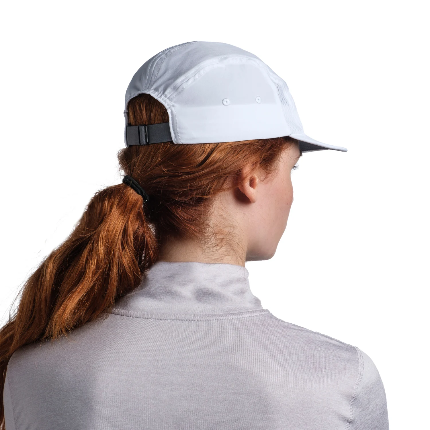 Sapca unisex Buff 5 PANEL GO SOLID WHITE [2]