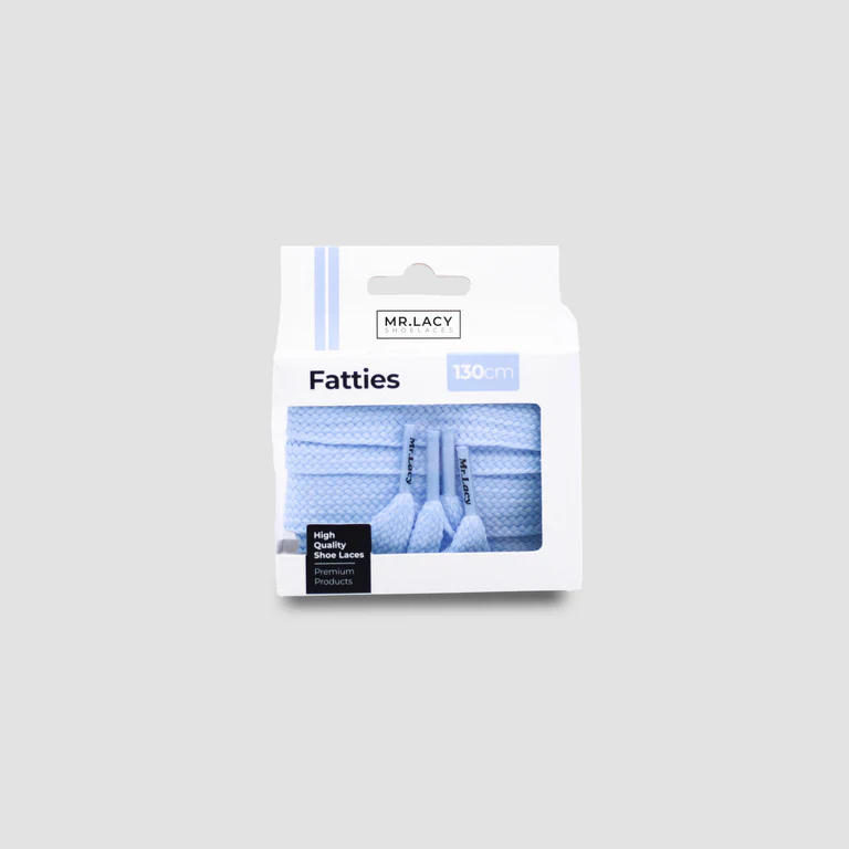 Sireturi Mr. Lacy FATTIES Pastel Baby Blue [3]