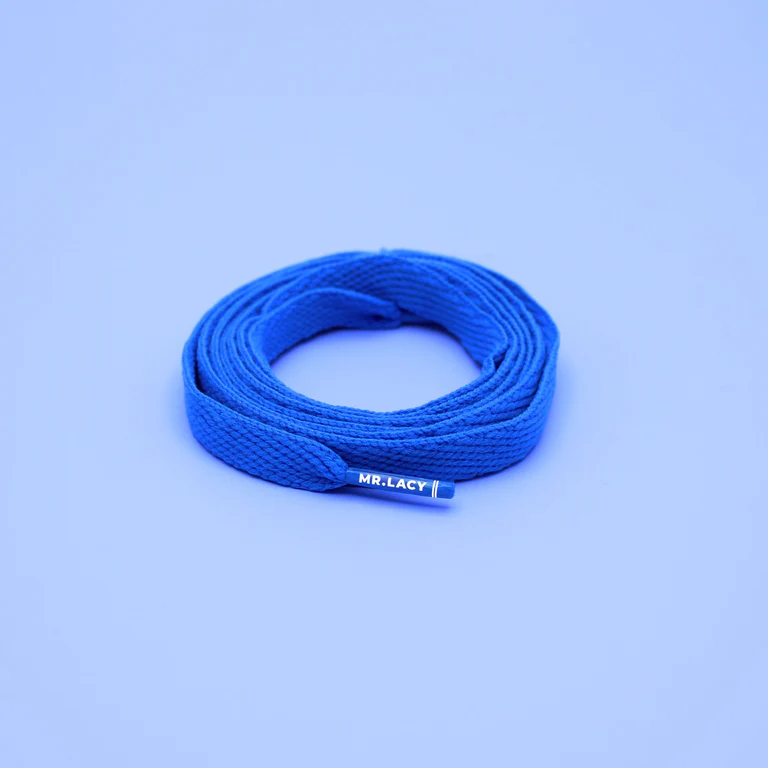 Sireturi Mr. Lacy FLATTIES Cyan 130CM [1]