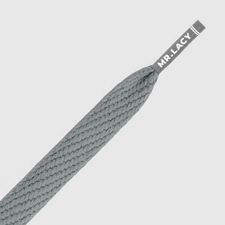 Sireturi Mr. Lacy FLATTIES Dark Grey 130CM [2]