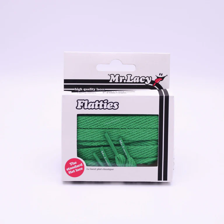Sireturi Mr. Lacy FLATTIES Kelly Green 130CM [3]