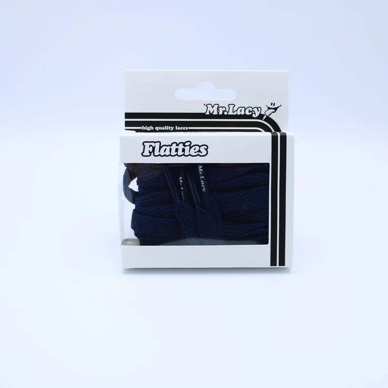 Sireturi Mr. Lacy FLATTIES Navy 130CM [3]