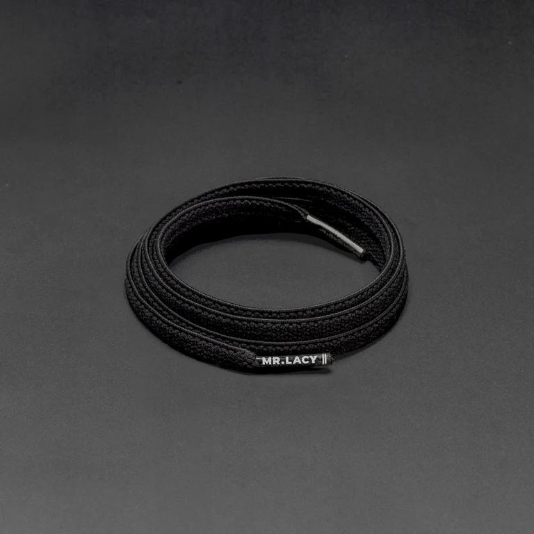 Sireturi Mr. Lacy FLEXIES Black 90CM [1]
