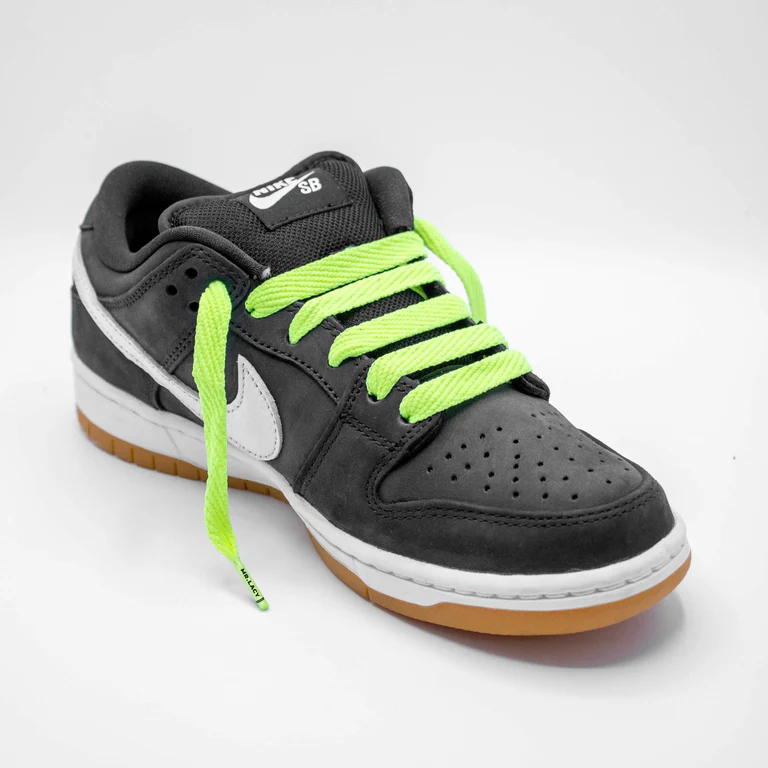 Sireturi Mr. Lacy FLATTIES Neon Lime Yellow 130CM [5]