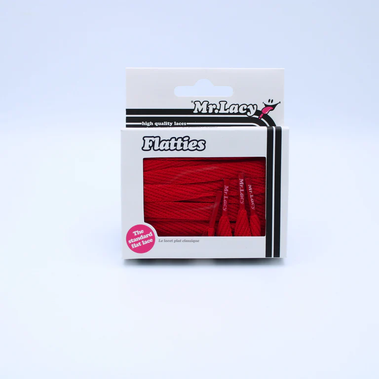 Sireturi Mr. Lacy FLATTIES Red130CM [2]