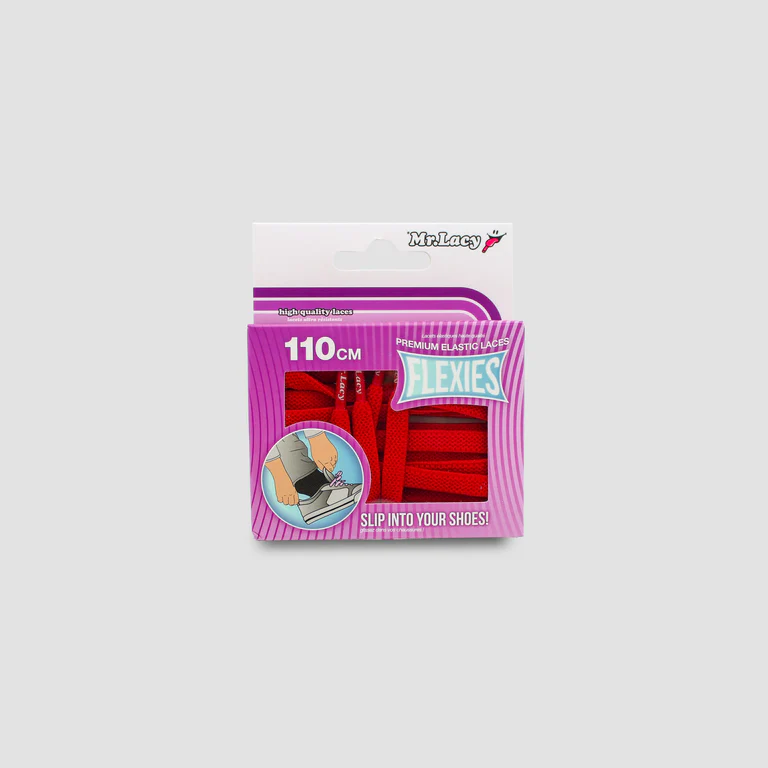 Sireturi Mr. Lacy FLEXIES Red 90CM [3]