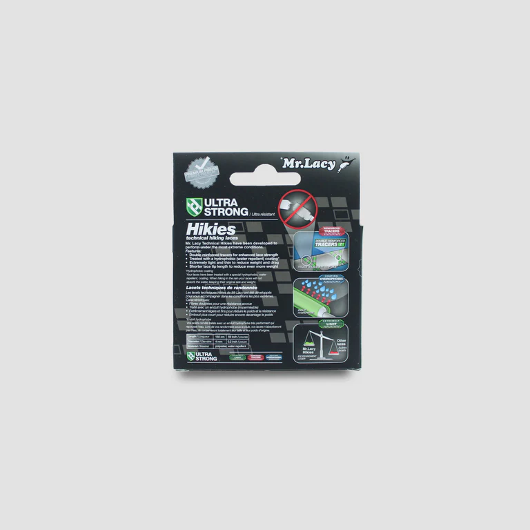 Sireturi Mr. Lacy ROUND 150CM Black/Grey/Light Grey [4]