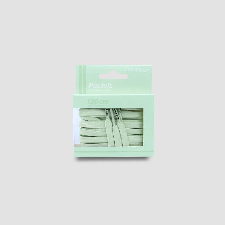 Sireturi Mr. Lacy PASTELS 120CM Green [4]