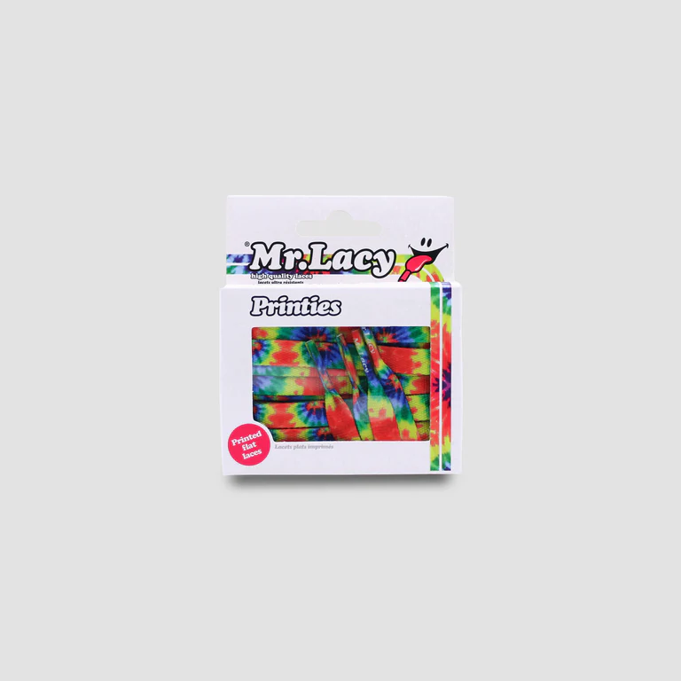 Sireturi Mr. Lacy PRINTIES 130CM Tie Dye [2]