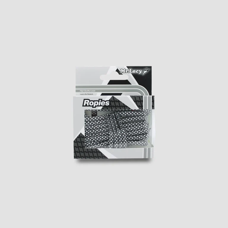 Sireturi Mr. Lacy ROPIES White Black [4]