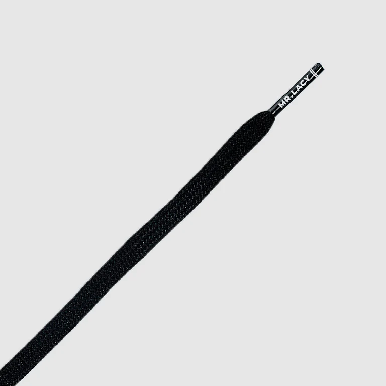 Sireturi Mr. Lacy RUNNIES FLAT 120CM Black [2]