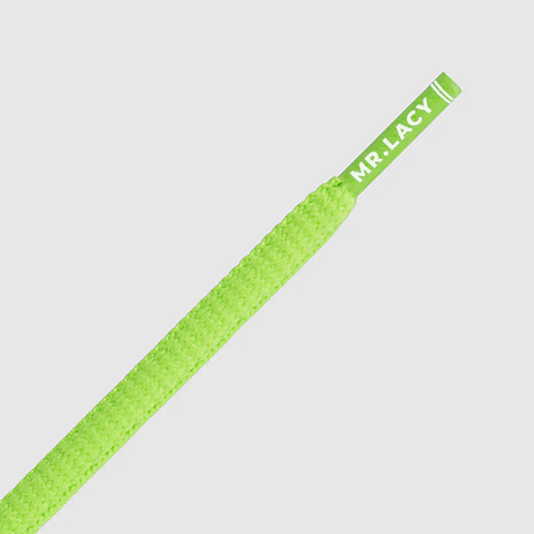 Sireturi Mr. Lacy RUNNIES HYDROPHOBIC 120CM Neon Green [2]