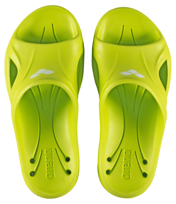 Slapi barbati ARENA HYDROSOFT II JR HOOK Lime [4]