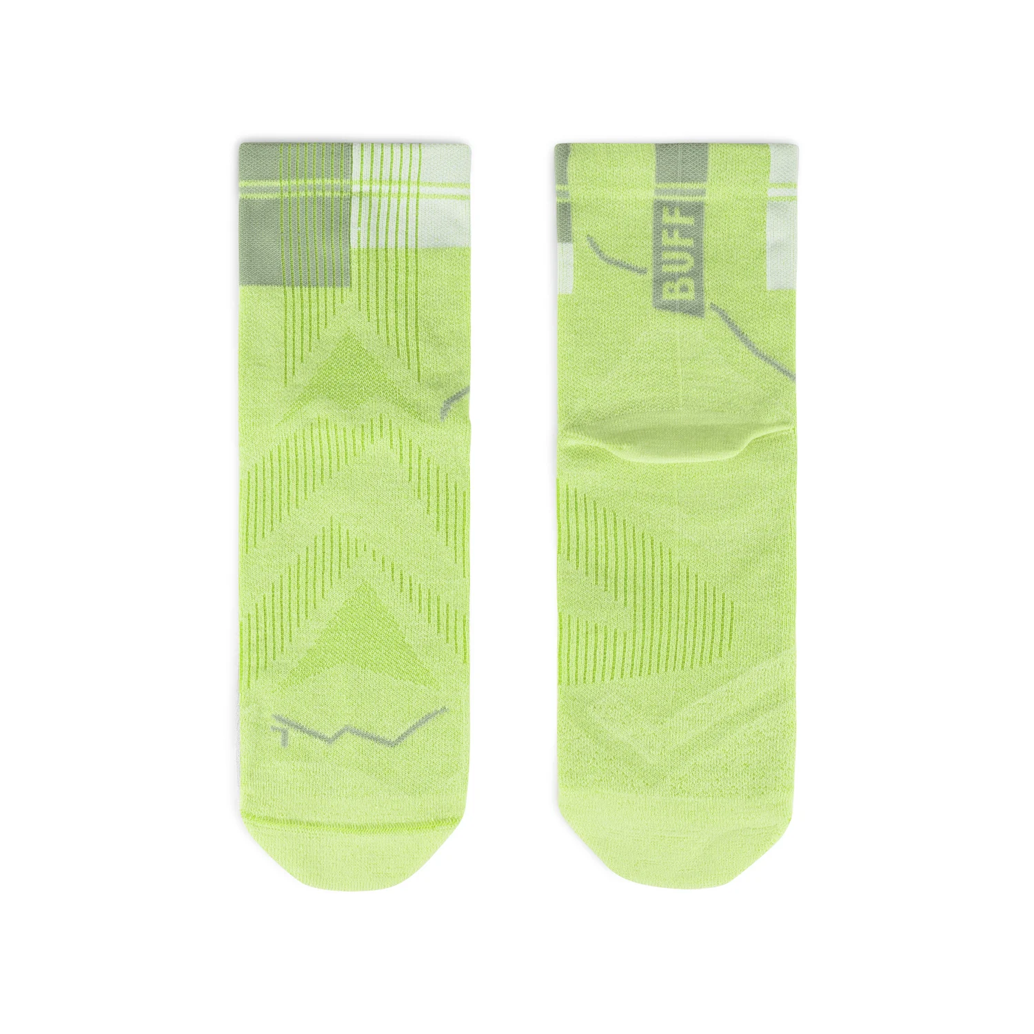 Sosete Buff Coolnet Quarter - CQ LIME [3]