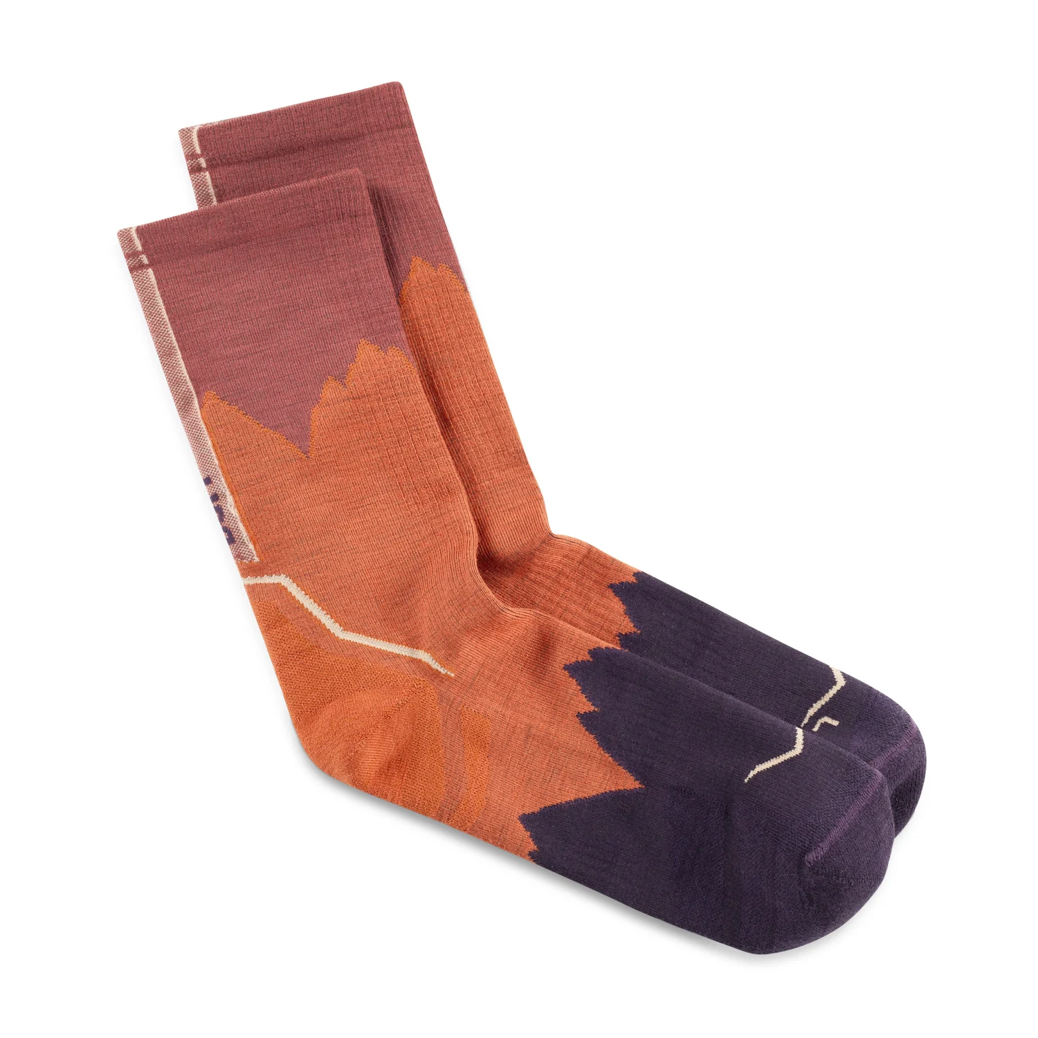 Sosete Buff Light Wool Merino Crew - LCW3 GINGER [2]
