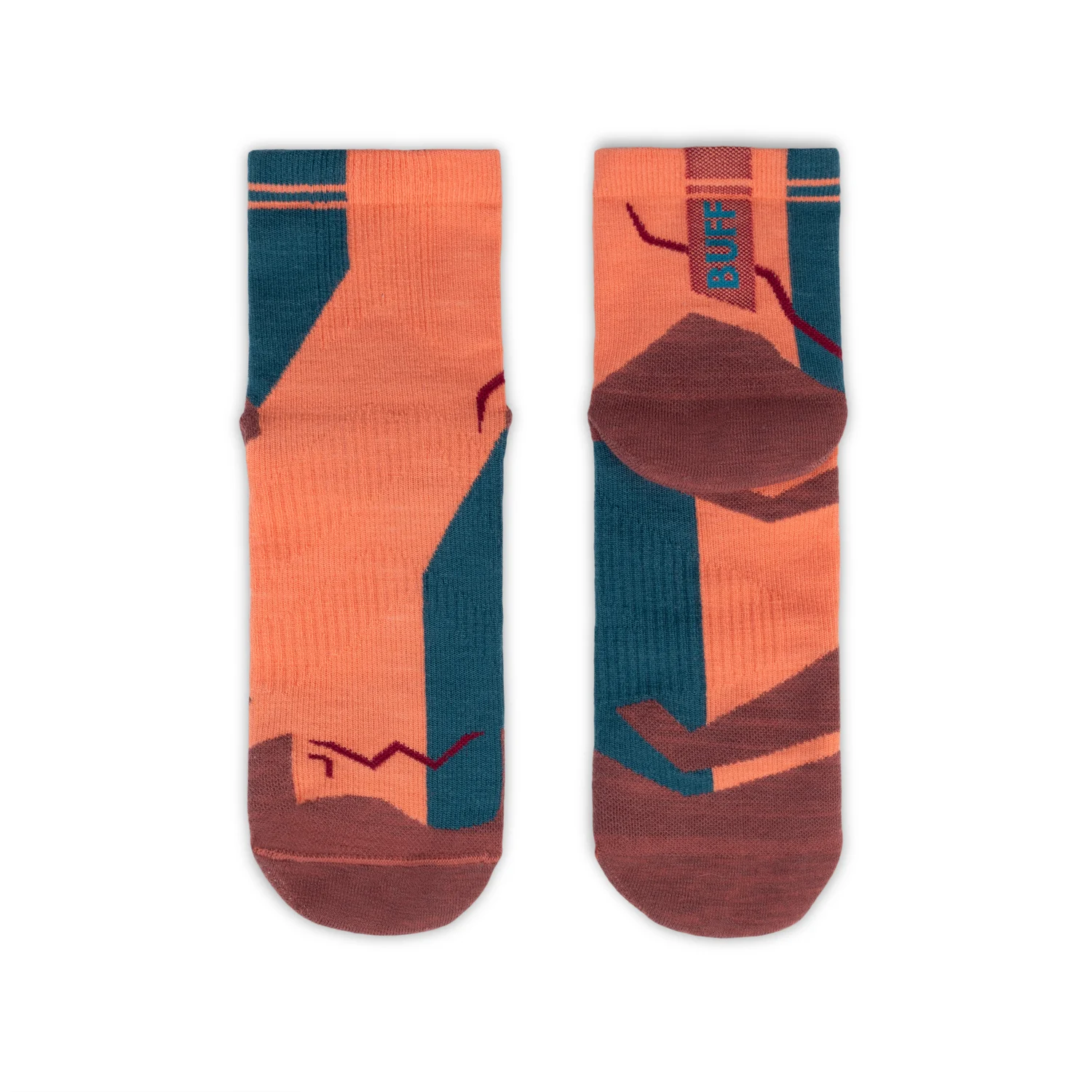Sosete Buff Light Wool Merino Quarter - LWQ4 FLAMINGO [3]