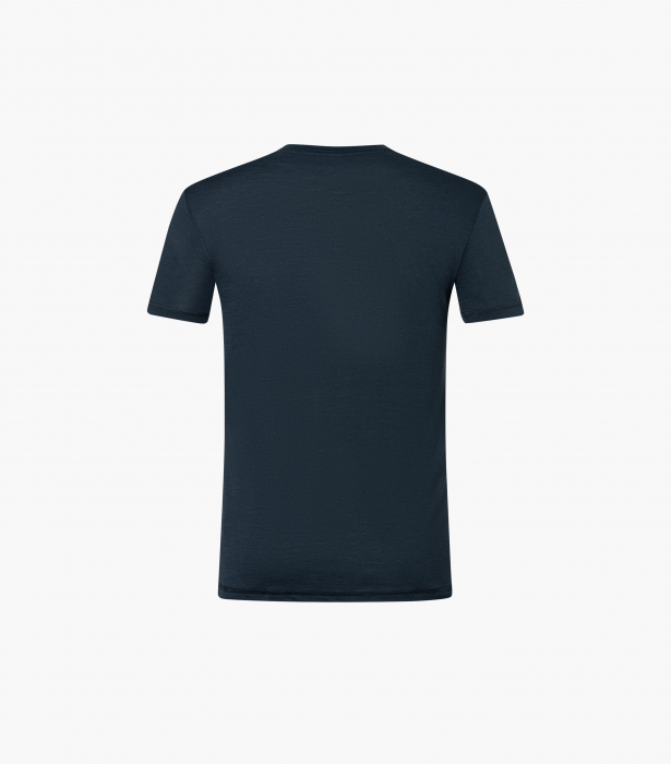 Tricou barbati cu merino SN-SUPERNATURAL - M GRID LOGO - Blueberry/Vapor Grey [4]