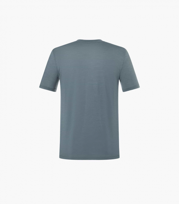 Tricou barbati cu merino SN-SUPERNATURAL - M SALT & ROCK - Turbulence Blue/White Stone [3]