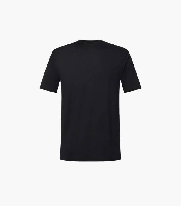Tricou barbati cu merino SN-SUPERNATURAL - M SUN LOVERS - Jet Black/Kangaroo/Vintage Khaki Melange [3]