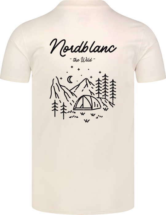 Tricou barbati NORDBLANC CAMPING Cream White [2]