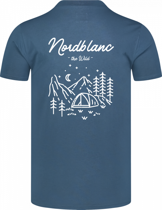 Tricou barbati NORDBLANC CAMPING Blue Grove [2]