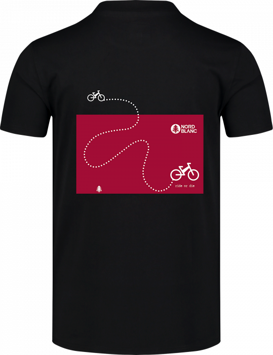 Tricou barbati NORDBLANC DOMESTIQUE Black [3]