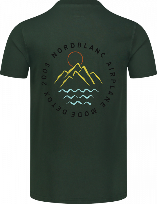 Tricou barbati NORDBLANC RUMBLE Green Abys [2]