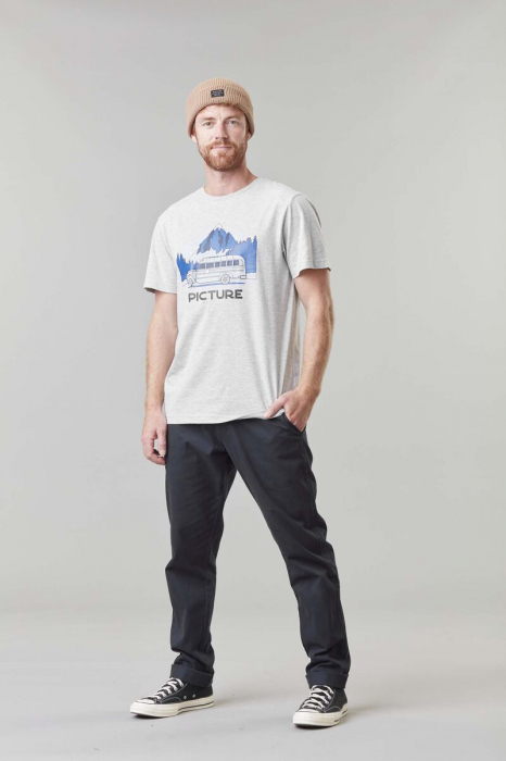 Tricou barbati Picture Coastlife tee - Grey Melange [2]