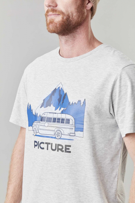 Tricou barbati Picture Coastlife tee - Grey Melange [5]