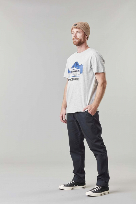 Tricou barbati Picture Coastlife tee - Grey Melange [4]