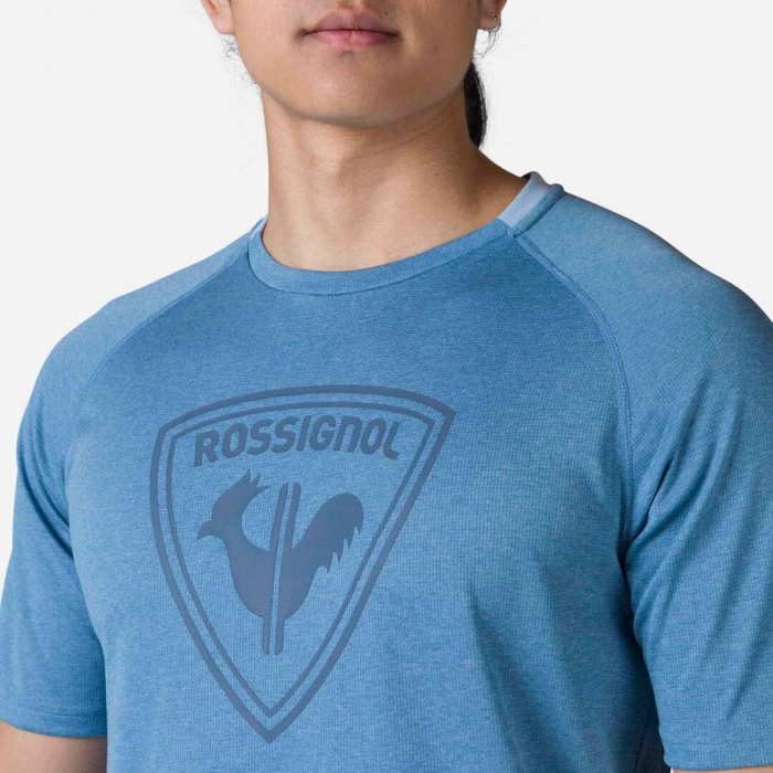 Tricou barbati Rossignol BIG PRINT - Blue younder [3]