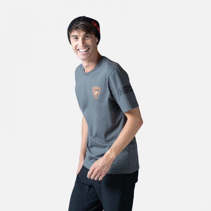 Tricou barbati Rossignol HERO GRADIENT TEE Onyx grey [3]