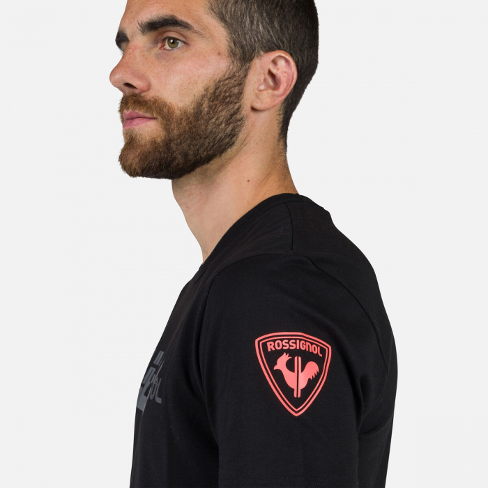 Tricou barbati Rossignol NEW HERO GRAPHIC Black [4]