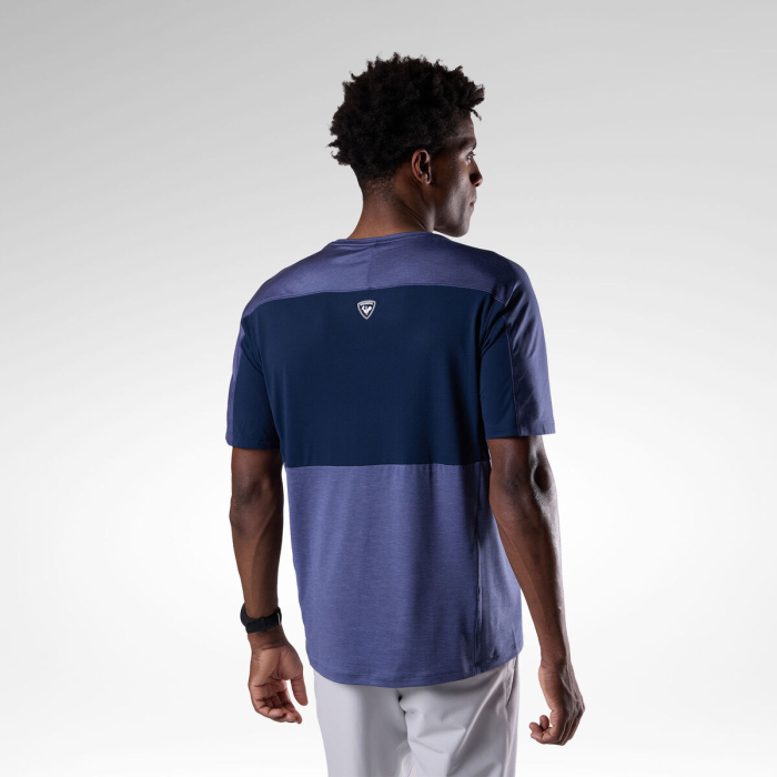 Tricou barbati Rossignol HIKING - True Night Blue Htr [3]
