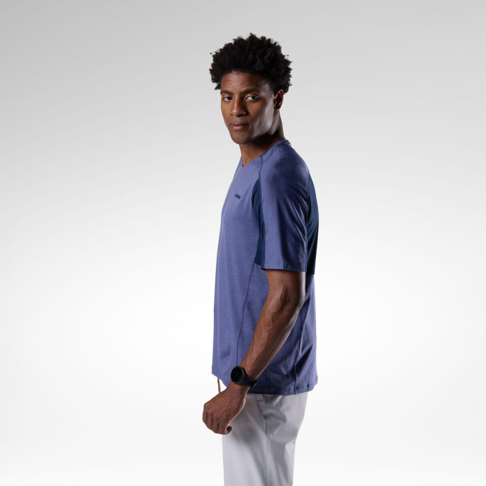 Tricou barbati Rossignol HIKING - True Night Blue Htr [2]