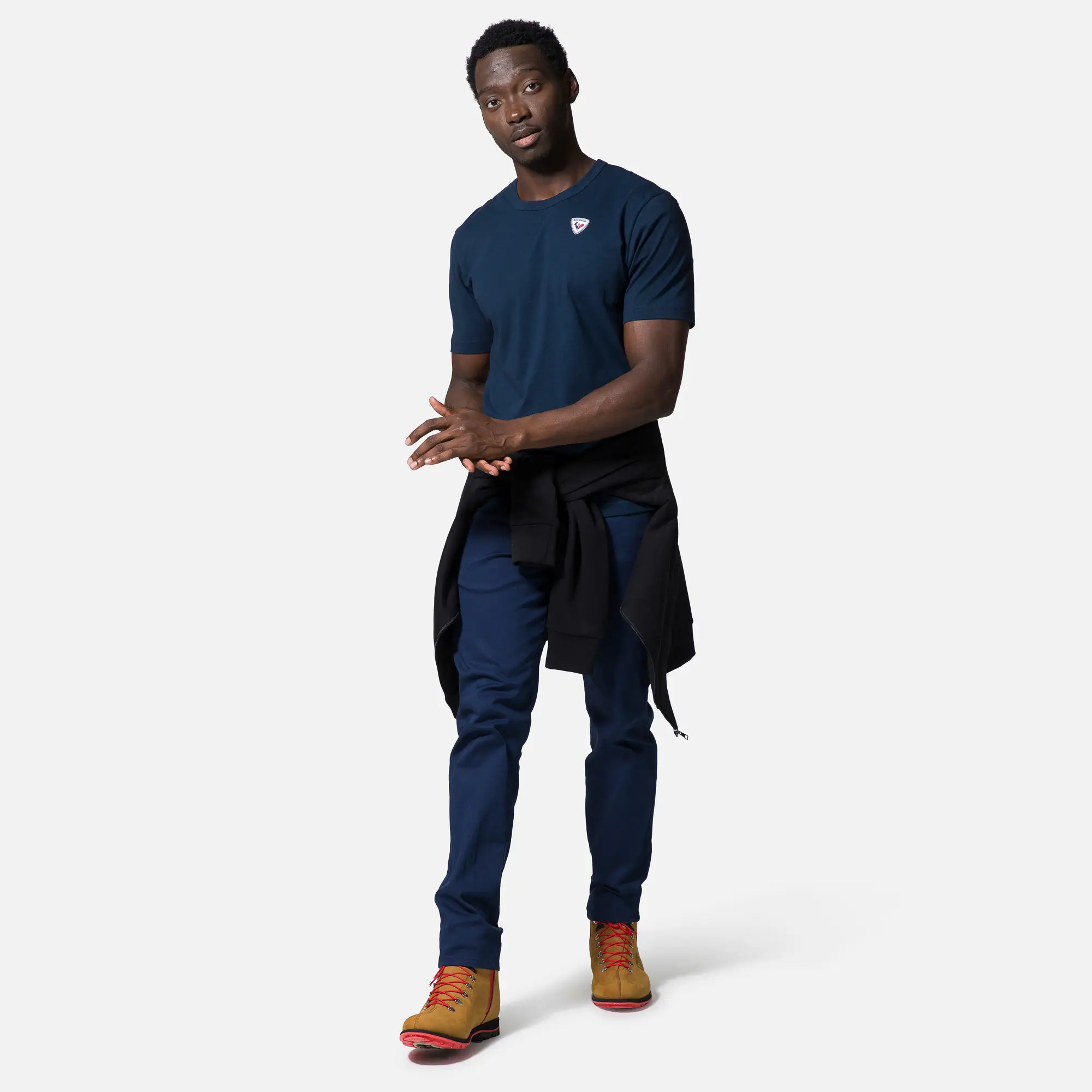 Tricou barbati Rossignol LOGO PLAIN Dark navy [4]