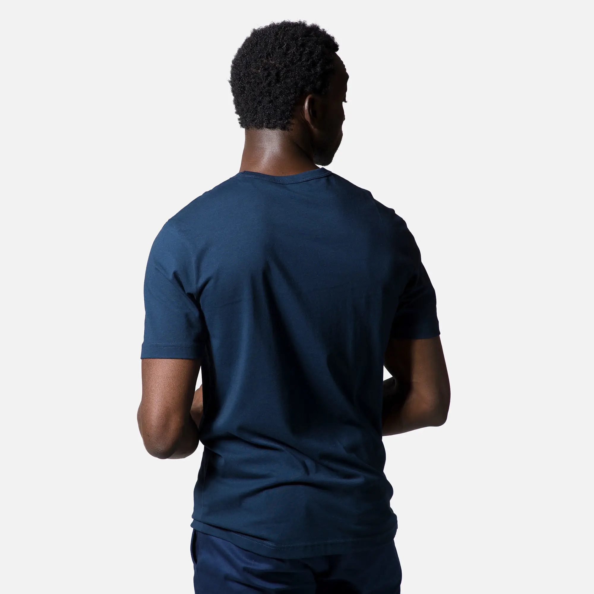 Tricou barbati Rossignol LOGO PLAIN Dark navy [2]