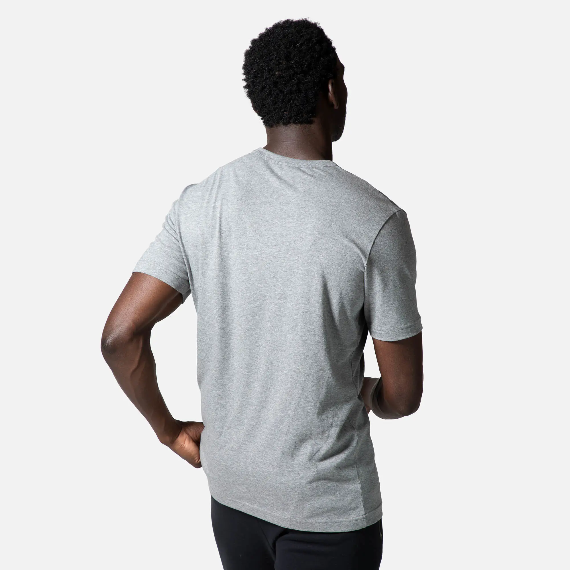Tricou barbati Rossignol LOGO PLAIN Heather grey [2]