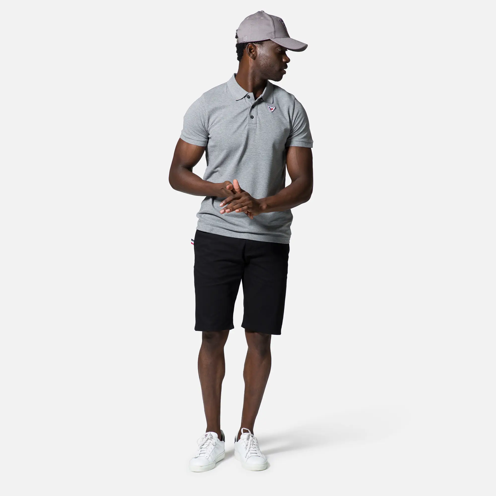 Tricou barbati Rossignol LOGO Polo Heather grey [6]