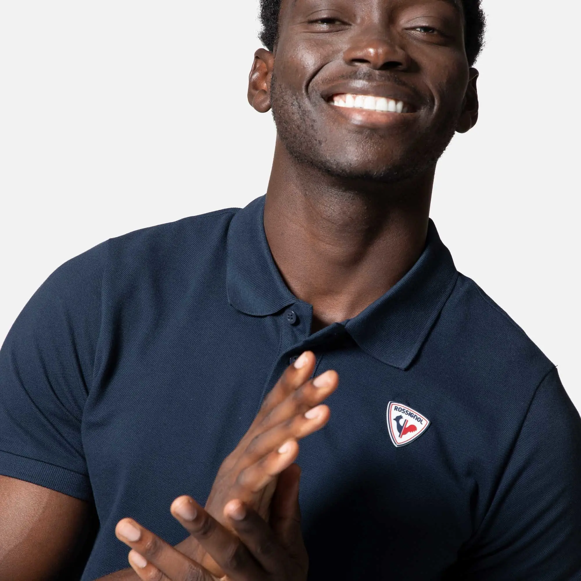 Tricou barbati Rossignol LOGO Polo Dark navy [3]